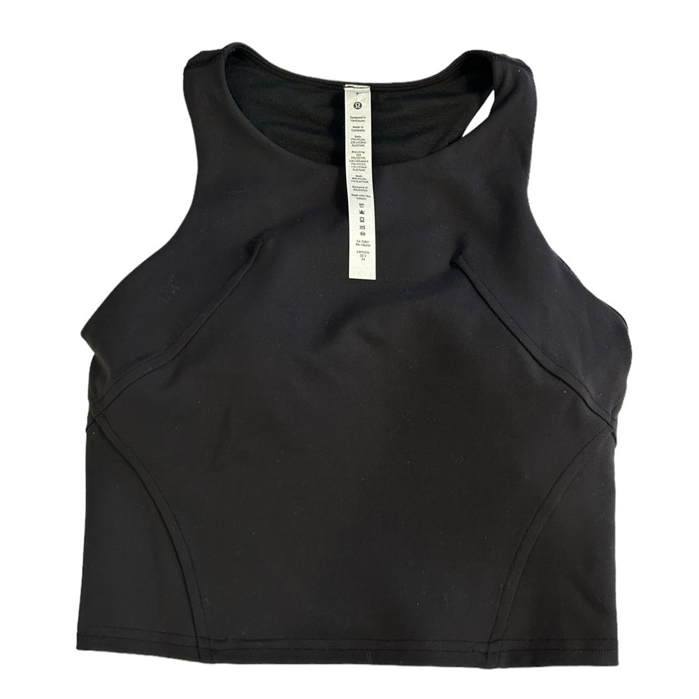 Lululemon Invigorate Training Tank Top in Black Sz 2 - Picture 3 of 7